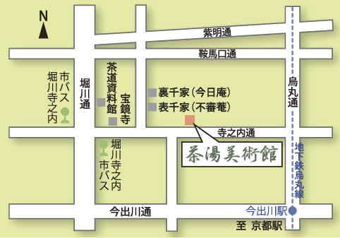 茶湯美術館地図